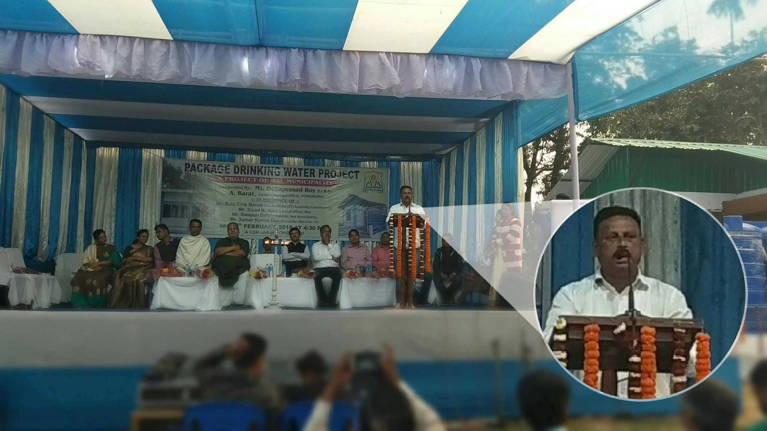 Mr. Swapan Saha in Inauguration Ceremony